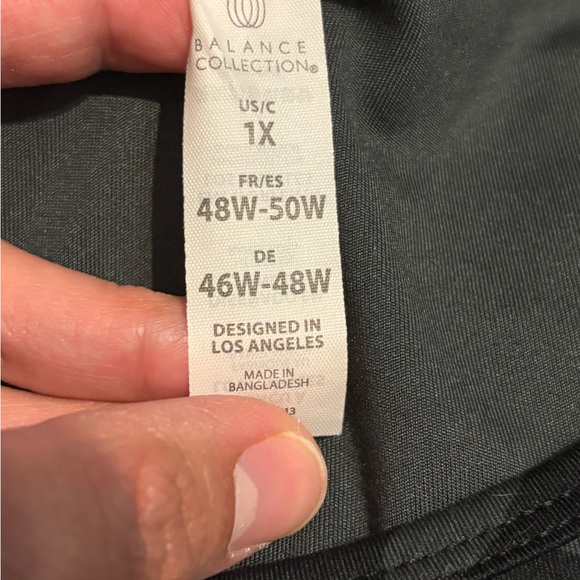 Balance Collection Black and Gray Camo Muscle Tee - Picture 2 of 5